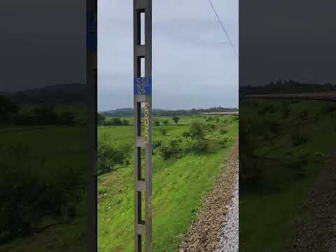 goods train near kumta #viralvideo #kumta #nature #railway #river #bridge