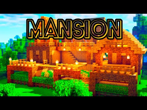 Building a Mansion in Minecraft Bedrock Edition (Survival)