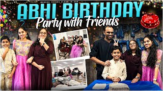 అబ్బుగాడు 9th birthday party with friends 🥳😍❤️❤️| A memorable birthday 😊