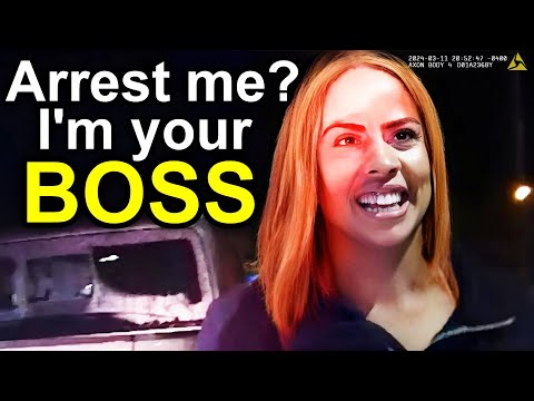 "Federal Agent" Karen has MELTDOWN During Epic Arrest