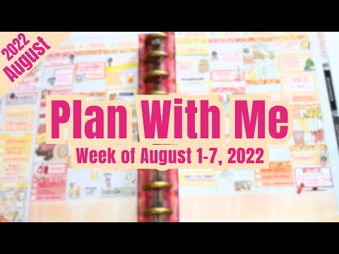 August 1 - 7, 2022 | Memory Keeping Planner