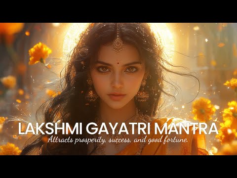 ☀️108 TIMES: Divine Lakshmi Gayatri Mantra💖Gentle Waves of Peace✨