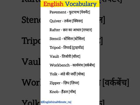 Daily Use English Vocabulary | spoken english learning videos |  English Speaking Practice #shorts