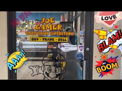 Retro Video Game Store Visit - Joe Gamer - Poughkeepsie NY!!!