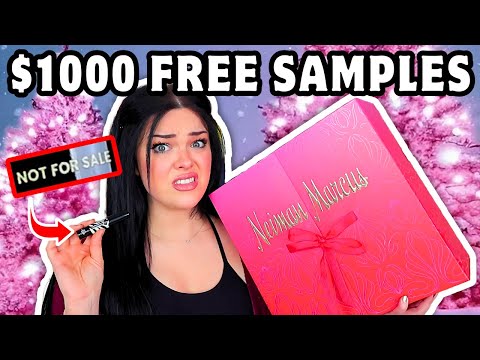 Would You Pay $1000 for FREE SAMPLES?! | Neiman Marcus Advent Calendar Unboxing (Advent #8)