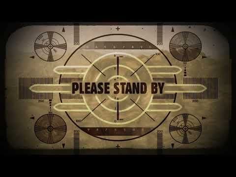 long retro Stand By Screensaver background from fallout new vegas video loop no sound no music