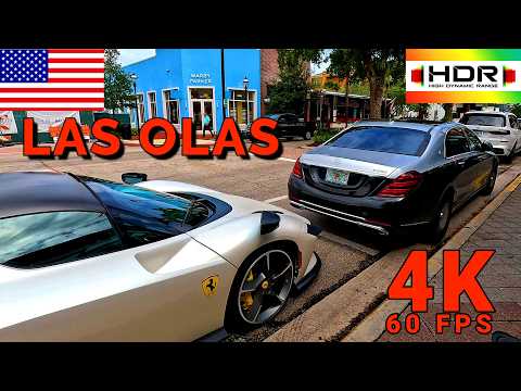 Las Olas Walk Fort Lauderdale Florida 4K UHD