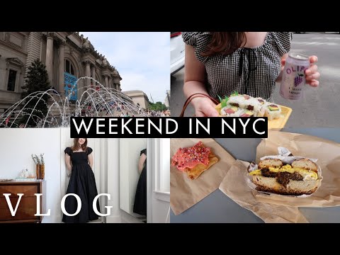 weekend in NYC | Dôen Haul, visiting the Met, picnic in Central Park, eating lots of snacks