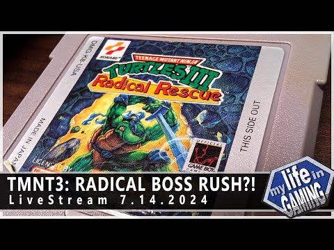 Teenage Mutant Ninja Turtles: Radical Rescue Boss Rush?! (Game Boy) :: LIVE STREAM