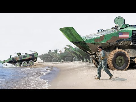 Testing US Marines Brand New Amphibious Combat Vehicles for the First Time