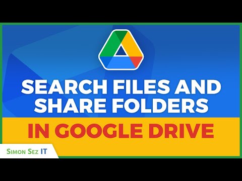 How to Search Files and Share Folders in Google Drive