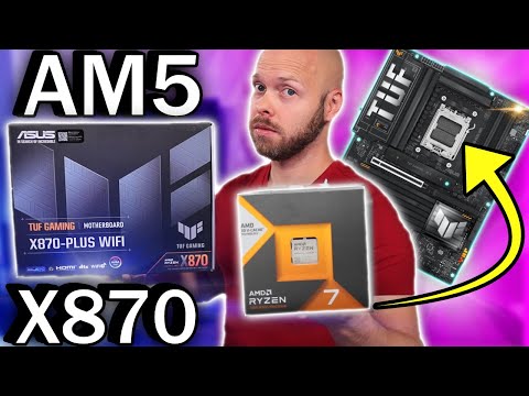 NEW AM5 Motherboards Are Here | Asus TUF Gaming X870 Plus WIFI