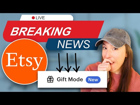 JUST ANNOUNCED (you're gonna want to watch this): Etsy's brand new AI tool, Etsy GIFT MODE