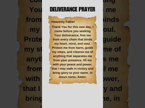 Morning Prayer Of Deliverance #prayer #Jesus #shorts