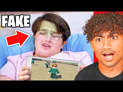 Kid FAKES SICK To Play Roblox..