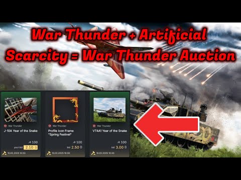 War Thunder Auction House is Now Here! Details & Overview - Gaijin Making LOTS More Money