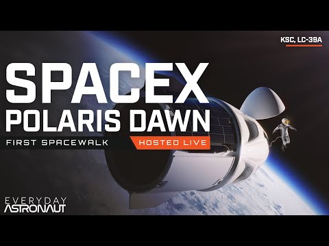 Watch SpaceX launch the FIRST commercial spacewalk, Polaris Dawn!!!