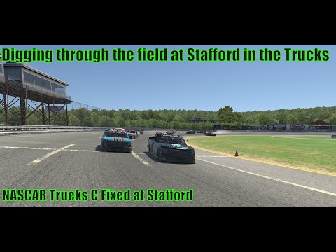 Driving through the field in the NASCAR Trucks at Stafford Road to 10k Oval Rating