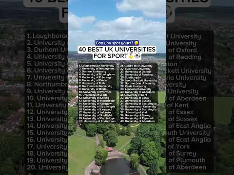 Is your uni on the list?? 🎓🏈#unicompare #university #ukuniversity  #unilife #sport #socials