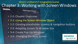 WinCC Unified V17 # 4 : Creating Screens In TIA Portal 🎨 Learn SCADA Programming #WinCCGURU