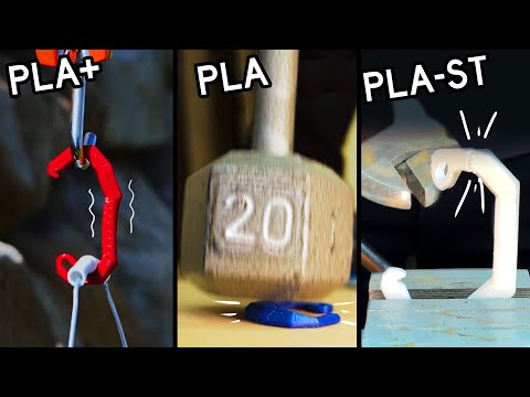 Are PLA+ or PLA-ST REALLY Better? 4 Torture Tests