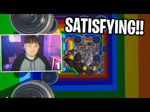 MOST SATISFYING Rainbow Deathrun in Fortnite Creative!