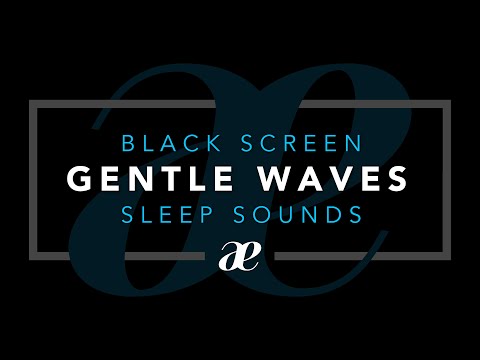 Black Screen — Gentle Ocean Waves Sounds