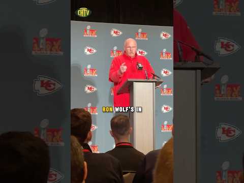 Asking Andy Reid about his time with the Packers #nfl