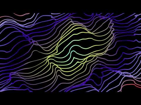 Flowing Lines Looping Background FREE - Relaxing Screensaver for Streams