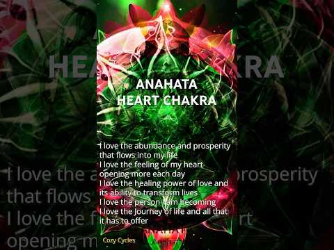 Heart Chakra ( ANAHATA ) Affirmations @CozyCycles ✨❤️🙏 Light & Love 🙏❤️✨