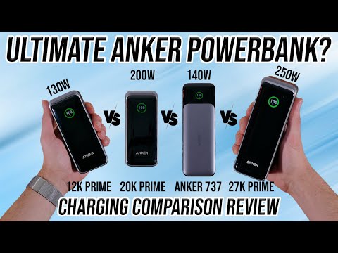 What's the Ultimate Anker Power Bank? | Testing and Charging Anker Prime vs Anker 737