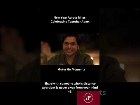 New Year Across Miles: Celebrating Together Apart 🎆 | Gutur Gu Moments #trending #shorts #guturgu