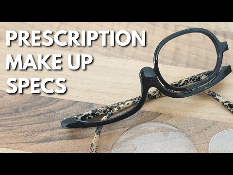 Make up glasses - how to put make up on when you wear glasses