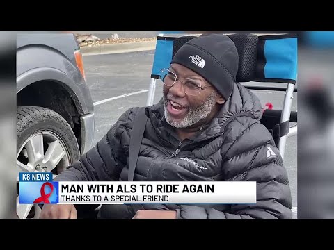 ‘I don’t think God is done with me yet,’ man with ALS to ride again thanks to friend