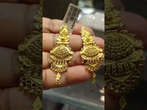 Earrings 22ct#earringdesigngoldjhumka #designerjeweller #goldaccessories #goldjimikki