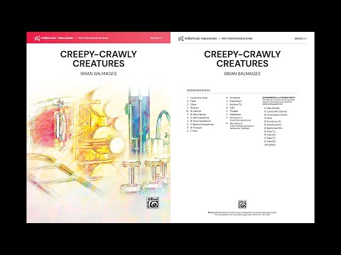 Creepy-Crawly Creatures, by Brian Balmages – Score & Sound