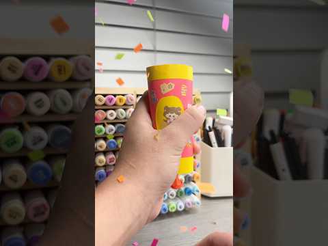 🎉DIY confetti popper✨!? #diy #crafts #diycrafts #papercraft #cutecrafts #craft #cute ￼