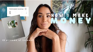 HOW I MAKE MONEY as a full time content creator (8 streams of income) 💰📸