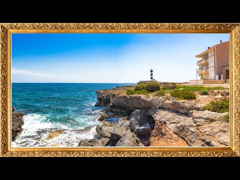 Ocean Front Nature TV Frame Art - No Sound - No Animation | TV Wallpaper