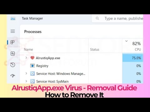 AlrustiqApp.exe Virus Process - How to Remove It [Miner Malware]