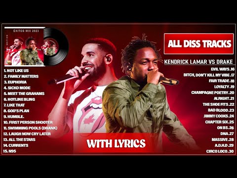 Kendrick Lamar vs Drake: All Diss Tracks in Order Playlist 2024 (With Lyrics)