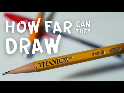 I FOUND OUT HOW FAR A PENCIL CAN DRAW