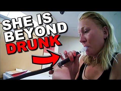 Drama Queen Drunk Driver gets Arrested (CRAZY)