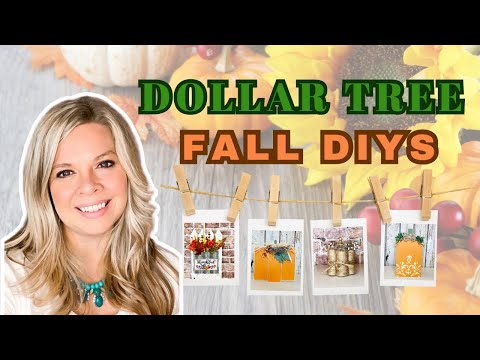 Dollar Tree Farmhouse Fall DIYs