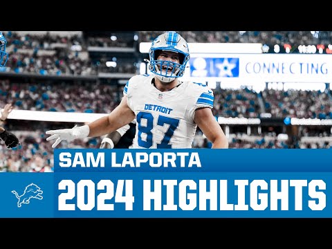 Sam LaPorta highlights | 2024 Detroit Lions