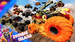 Monster Jam INSANE Zombie Island Adventure #36 | Racing, Freestyle, and High Speed Jumps