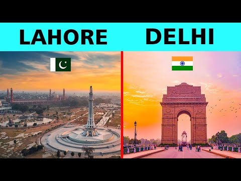 Lahore vs  Delhi full comparison - 2023 |  لابور‎ vs दिल्ली 🇵🇰🇮🇳