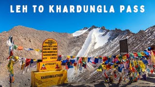 KHARDUNGLA PASS | EPISODE 6| LEH | LADAKH | MOTO VLOG| TRAVEL VLOG |