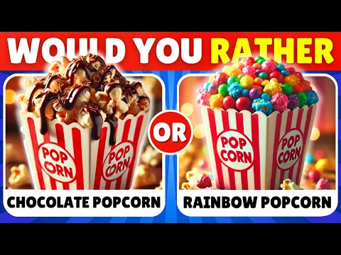 Would You Rather..? Chocolate Vs Rainbow Food Edition 🍫🌈🍬