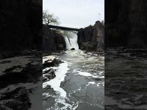 2nd Largest Waterfall in Northeast America Paterson Great Falls New Jersey 4K HDR